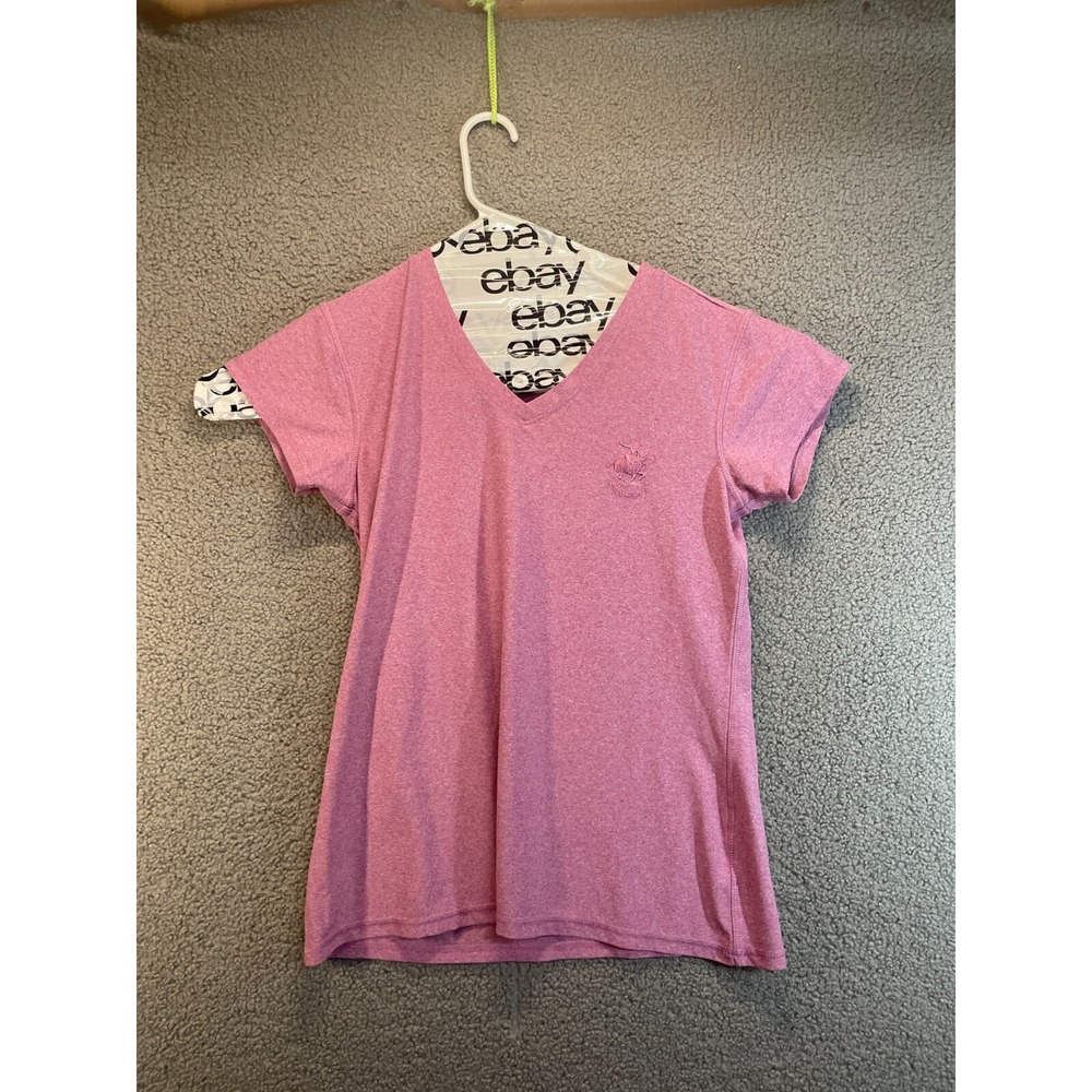 Beverly  Hills Polo Club Women's ‎ V-Neck Active Top T-Shirt Size Large